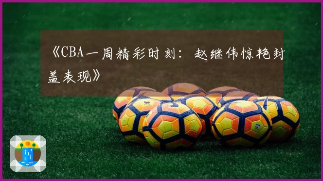 《CBA一周精彩时刻：赵继伟惊艳封盖表现》